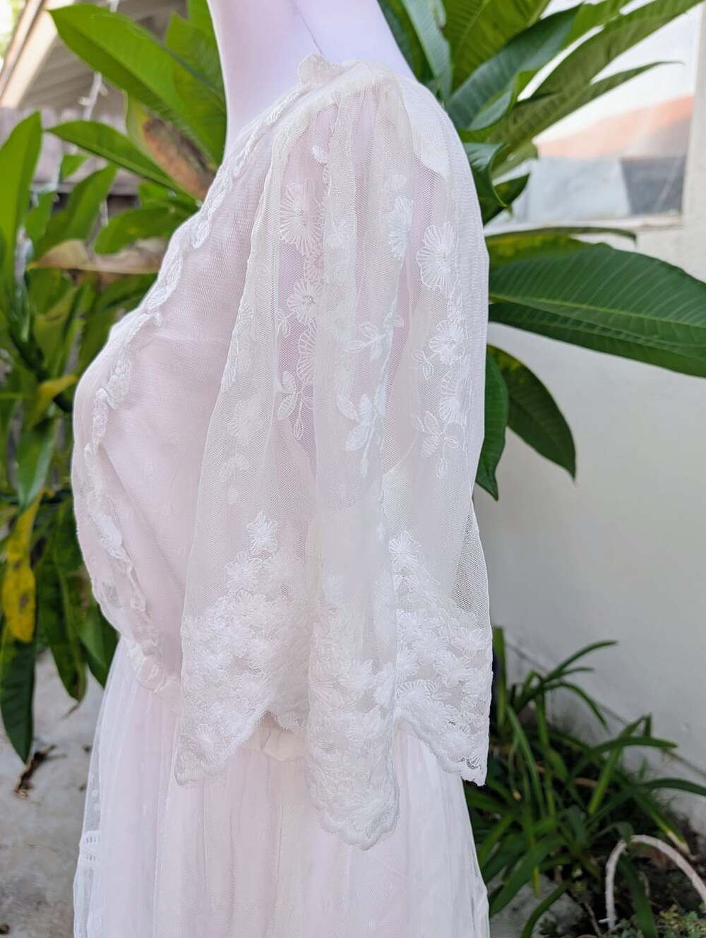 JJ's House Magalie lace maxi dress boho girlhood core coquette romantic large - Picture 10 of 12